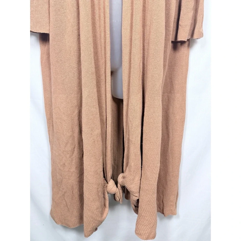 Free People Making Waves Cardigan XS Oversized Boho Duster Linen Blend‎
